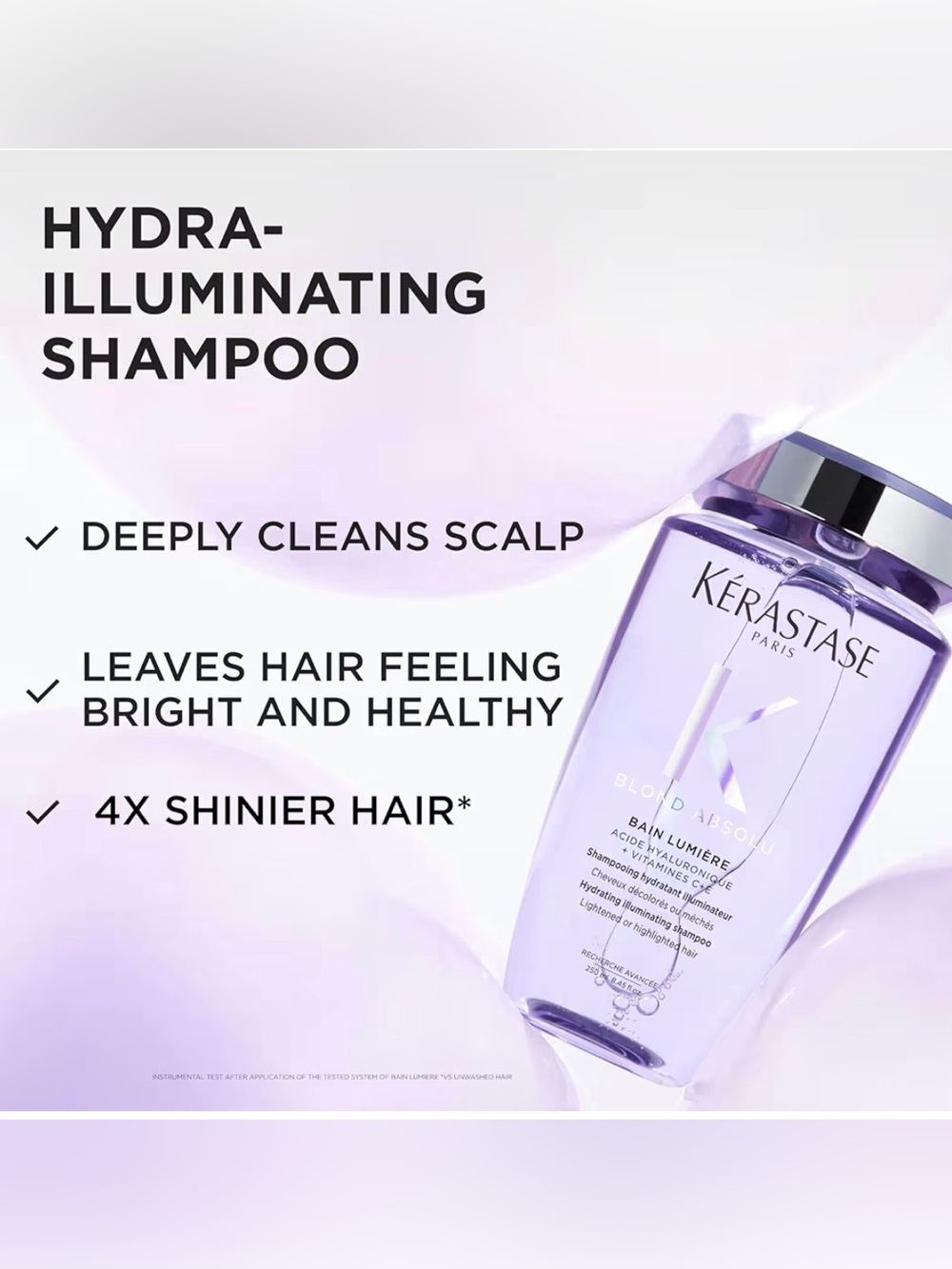 Kérastase Blond Absolu Bain Lumière Shampoo for Lightened or Highlighted hair - Picture 3 of 9